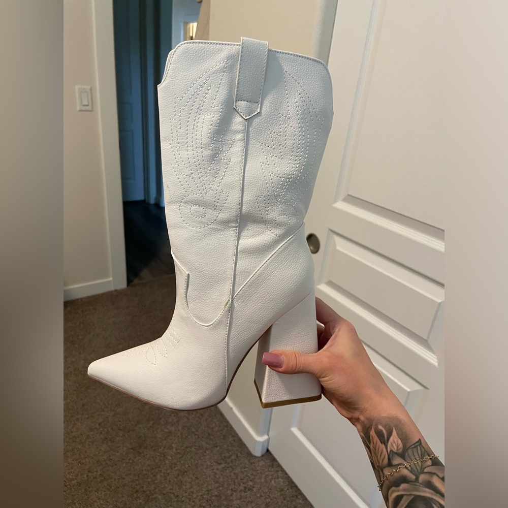 White western booties